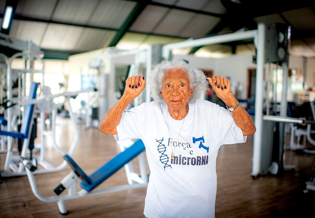 Rata de academia: conheça a rotina de uma malhadora de 93 anos